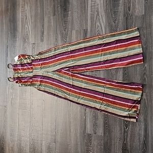 🌴 Love, Fire striped Jumpsuit 🌴